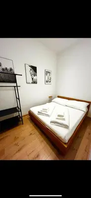 Ein Bett oder Betten in einem Zimmer der Unterkunft Vienna Prater Apartment