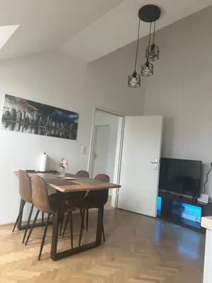 TV/Unterhaltungsangebot in der Unterkunft Klimatisiertes Dachgeschoss City Apartment in Zentrum Wiens