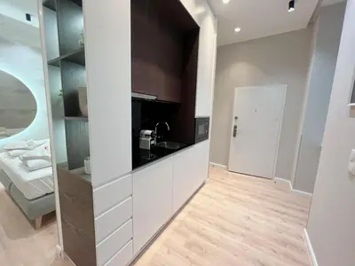 Ein Bett oder Betten in einem Zimmer der Unterkunft Zeus Design Cosmopolitan Studio ※1A