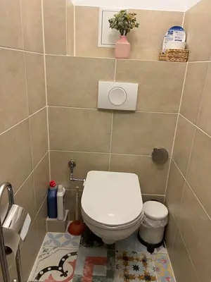 Ein Badezimmer in der Unterkunft Wohnung 1210