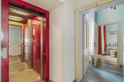 Ein Badezimmer in der Unterkunft Einzigartiges Upcycling DREAM Apt.