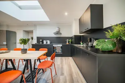 Küche/Küchenzeile in der Unterkunft CUBES by Tegetthoff