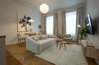 Grundriss der Unterkunft Brand-new 2-room apartment in a top location