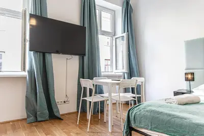 Grundriss der Unterkunft Bright 1BR Apartment 10 Min from Heart of Vienna