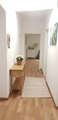 Ein Bett oder Betten in einem Zimmer der Unterkunft Top Appartement für Business-Wohnen-Urlaub