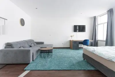 TV/Unterhaltungsangebot in der Unterkunft Central, modern, big apartment