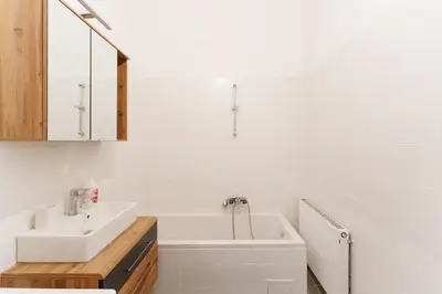 Ein Badezimmer in der Unterkunft Central, modern, big apartment