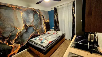 Ein Bett oder Betten in einem Zimmer der Unterkunft Boutique Apartments Vienna - Premium 1