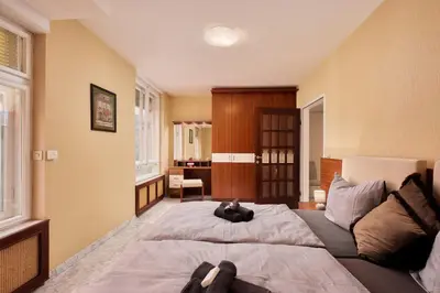 Grundriss der Unterkunft Vienna Prestige Central Luxury Haven w Free Parking and SAUNA