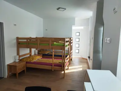 Ein Bett oder Betten in einem Zimmer der Unterkunft Cosy Family Condo // Double Deck