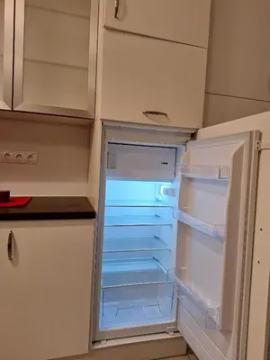 Küche/Küchenzeile in der Unterkunft Donau Zentrum W