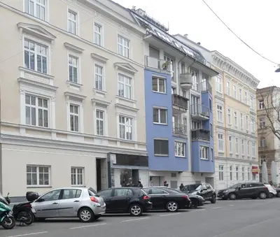 Das Gebäude in dem sich die Ferienwohnung befindet