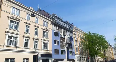 Das Gebäude in dem sich die Ferienwohnung befindet
