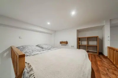 Ein Bett oder Betten in einem Zimmer der Unterkunft 117 m² Near Nussdorferstrasse