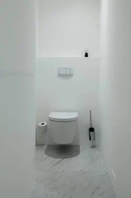 Ein Badezimmer in der Unterkunft Gemütliches und modernes Apartment,44 m²