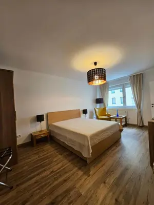 Ein Bett oder Betten in einem Zimmer der Unterkunft Perle