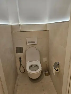 Ein Badezimmer in der Unterkunft Perle