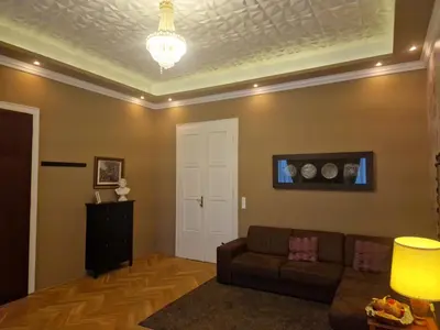 Ein Sitzbereich in der Unterkunft Urban Flats Vienna City Center