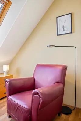 Ein Sitzbereich in der Unterkunft 360° View Loft 2