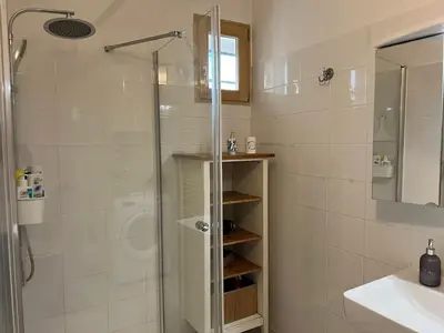 Ein Badezimmer in der Unterkunft Gästehaus Parkfrieder
