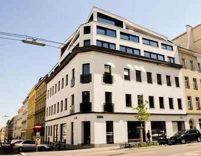 Das Gebäude in dem sich die Ferienwohnung befindet