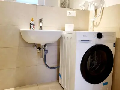 Ein Badezimmer in der Unterkunft Neulerchenfelder City Apartment Vienna