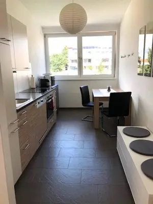 Küche/Küchenzeile in der Unterkunft Gemütliches Apartment in Wien