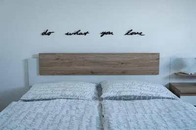 Ein Bett oder Betten in einem Zimmer der Unterkunft Gemütliches Apartment in Wien