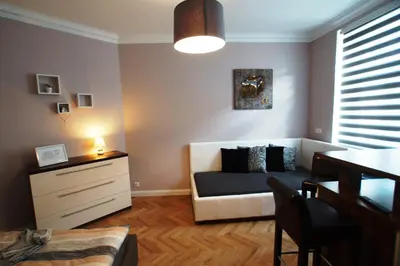 Ein Sitzbereich in der Unterkunft Apartments-in-vienna