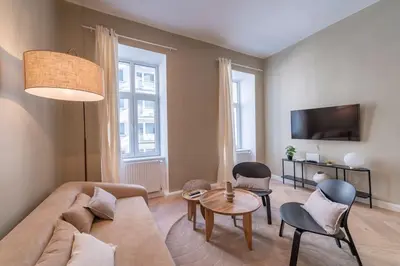 TV/Unterhaltungsangebot in der Unterkunft josef's home I Premium Apartment I City Center