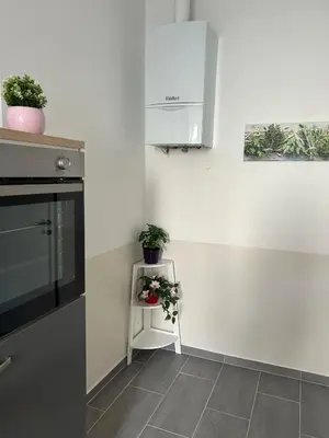 Küche/Küchenzeile in der Unterkunft Paky Appartements 00209