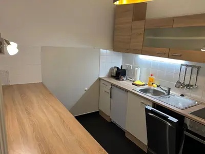 Küche/Küchenzeile in der Unterkunft Paky Appartements 00411