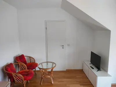 TV/Unterhaltungsangebot in der Unterkunft Self Check-in Doppelzimmer mit Seeblick und Klimaanlage - Neusiedlersee