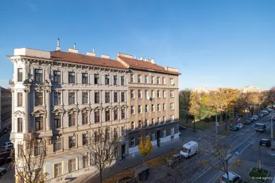 Ein allgemeiner Blick auf Wien oder ein Stadtblick von der Ferienwohnung aus
