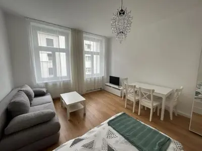 Ein Sitzbereich in der Unterkunft Herzgasse