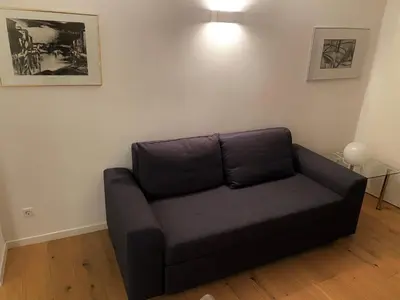 Ein Sitzbereich in der Unterkunft Apartment in Grinzing bis zu 4 Personen