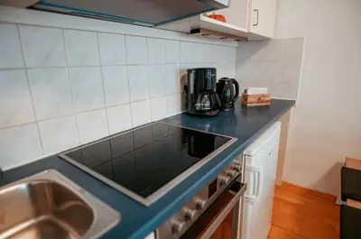 Küche/Küchenzeile in der Unterkunft Raimond Apartment Top 27