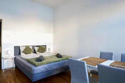 Ein Bett oder Betten in einem Zimmer der Unterkunft VLA - Angeligasse