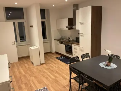 Küche/Küchenzeile in der Unterkunft Palace Apartment