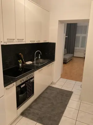 Küche/Küchenzeile in der Unterkunft Palace Apartment