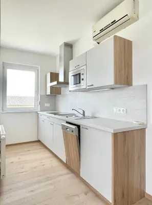 Küche/Küchenzeile in der Unterkunft Reinisch Apartments