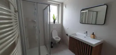 Ein Badezimmer in der Unterkunft Zentrum 7 Mörbisch