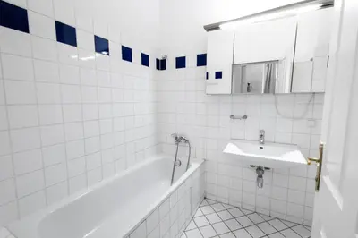 Ein Badezimmer in der Unterkunft Getreide T8