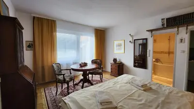 Ein Bett oder Betten in einem Zimmer der Unterkunft Innere Stadt Apartment (am Ring)
