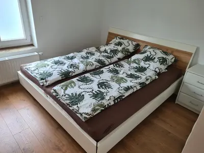 Ein Bett oder Betten in einem Zimmer der Unterkunft GardenLoft no5 - Relaxgarden!