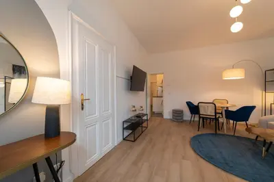 TV/Unterhaltungsangebot in der Unterkunft josef's home I Premium Apartment I Easy Transport
