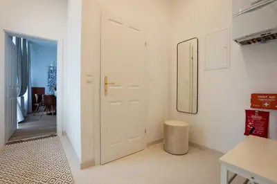 Grundriss der Unterkunft Bright, modern and central flat with a terrace