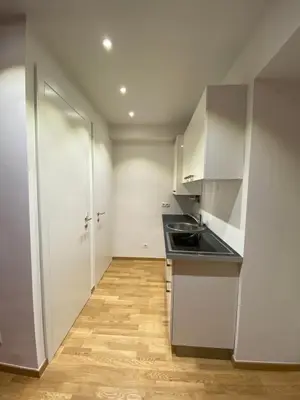 Küche/Küchenzeile in der Unterkunft NeicApartmentLandskron 1010