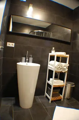 Ein Badezimmer in der Unterkunft Alga Apartments am Westbahnhof