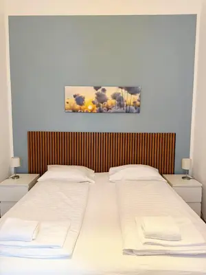 Ein Bett oder Betten in einem Zimmer der Unterkunft Wipplinger Home Apartment Vienna